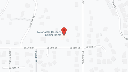 Map of the neighborhood around Glen Manor AFH and Hospice