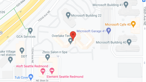 Map of the neighborhood around Overlake Terrace