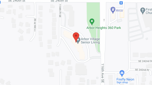 Map of the neighborhood around Arbor Village