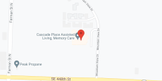 Cascade Place in google map