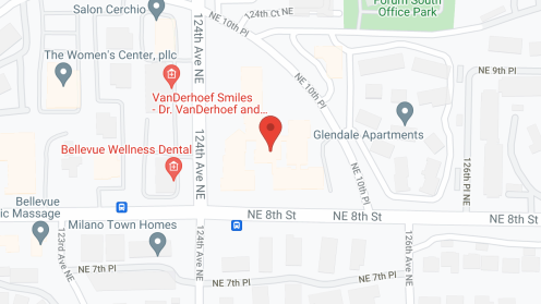 Map of the neighborhood around Evergreen Court