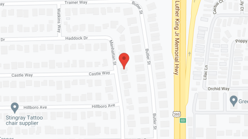 Map of the neighborhood around St Paul's Home Care