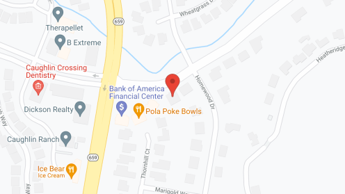 Map of the neighborhood around Dee's Sleepy Hollow