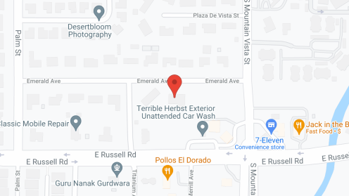 Map of the neighborhood around Emerald Manor