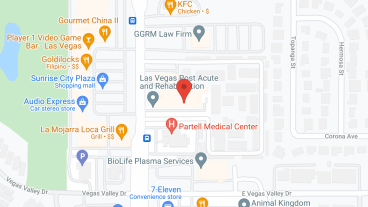 Las Vegas Post Acute & Rehab in google map