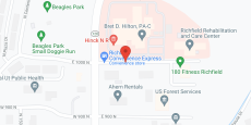 Richfield Care Center in google map