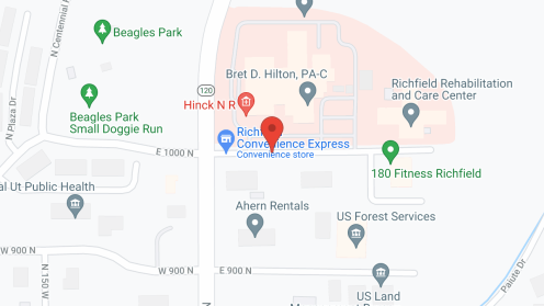 Map of the neighborhood around Richfield Care Center