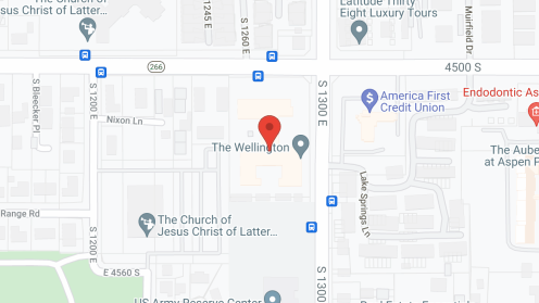Map of the neighborhood around The Wellington