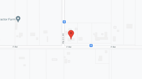 Map of the neighborhood around Peach Tree Assisted Living #1 and 2