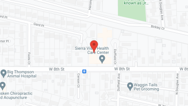 Sierra Vista Health Care Ctr in google map