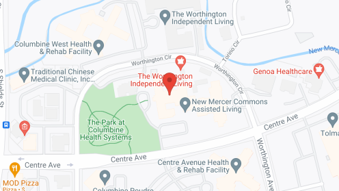 Map of the neighborhood around New Mercer Commons