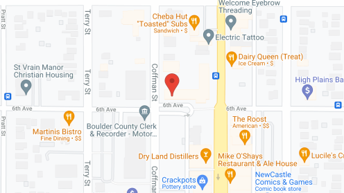 Map of the neighborhood around Village Place At Longmont