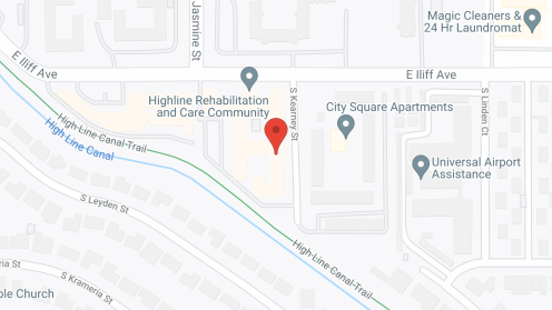 Map of the neighborhood around Indian Creek Convalescent Ctr