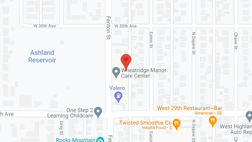 Map of the neighborhood around Wheatridge Manor Nursing Home
