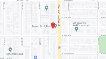 Retreat at Highlands in google map