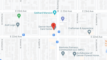 Denver North Care Center in google map
