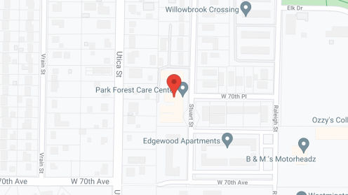 Map of the neighborhood around Park Forest Care Ctr Inc