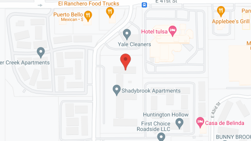 Map of the neighborhood around Shadybrook Oklahoma