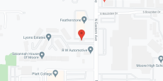 Featherstone Plaza of Moore in google map