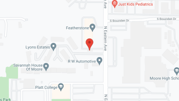 Featherstone Plaza of Moore in google map