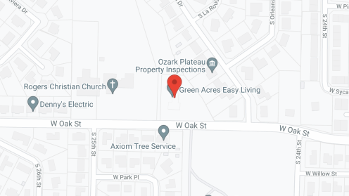 Map of the neighborhood around Green Acres Easy Living