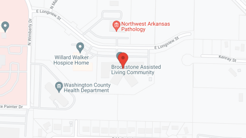 Map of the neighborhood around Brookstone