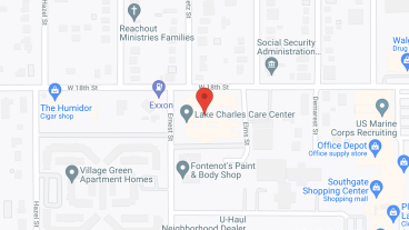 Lake Charles Care Ctr in google map