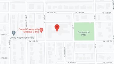 Emerald Nursing and Rehab Cozad in google map