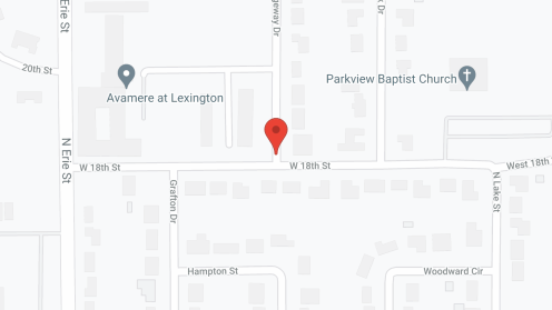 Map of the neighborhood around Avamere at Lexington