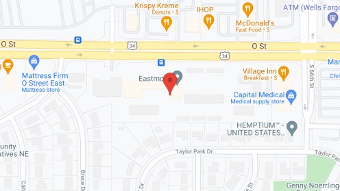Map of the neighborhood around Eastmont Living