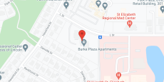 Burke Plaza in google map