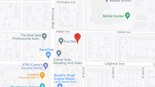 Map of the neighborhood around Elders Plus
