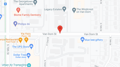 Map of the neighborhood around Bailey Pointe on Van Dorn