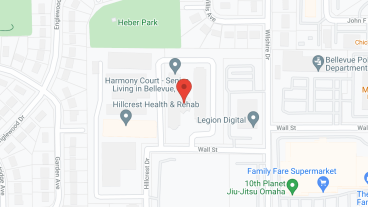 Harmony Court Bellevue in google map