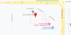 Azria Health Olathe in google map