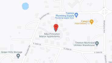 Princeton Manor Apartments in google map