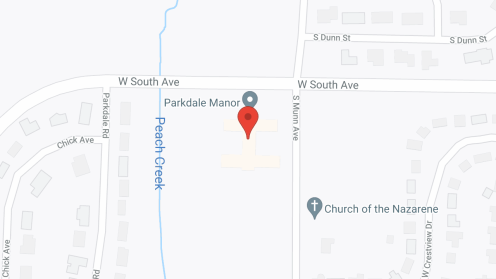 Map of the neighborhood around Parkdale Manor Care Ctr