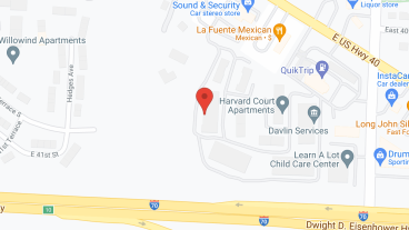 Harvard Court Apts in google map