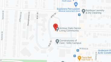Armour Oaks in google map