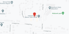 Independence Manor Care Center in google map