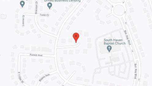 Map of the neighborhood around Greenleaf Estates