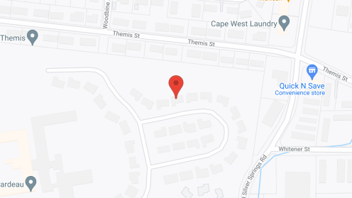 Map of the neighborhood around The Chateau Girardeau