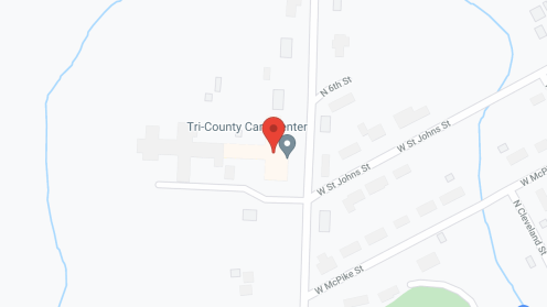 Map of the neighborhood around Tri-County Care Ctr