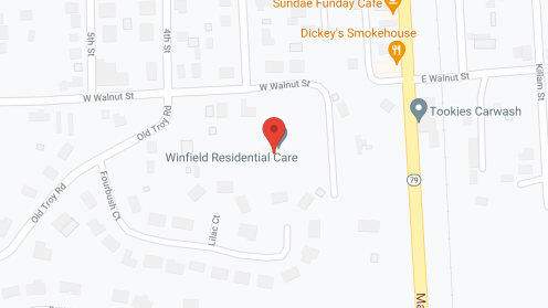 Map of the neighborhood around Winfield Residential Care