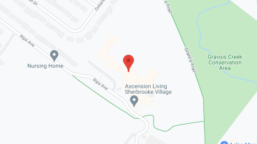 Ascension Living Sherbrooke Village in google map
