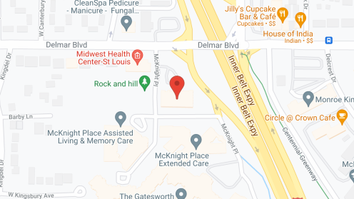 Map of the neighborhood around Brentmoor