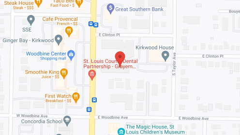 Map of the neighborhood around Bethesda Gardens