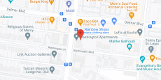 Washington Apartments in google map