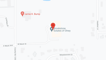 Brookstone Estates of Olney in google map