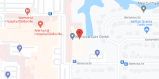 Memorial Care Center- Belleville Mem Hosp in google map